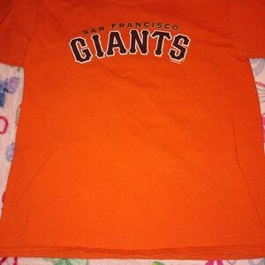 San Francisco Giants Gildan Orange Heavy Cotton T-Shirt